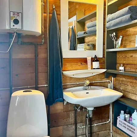 別荘 Charming Log House From 1976 Near Norlev *